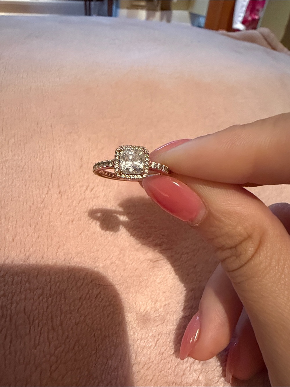 Pandora Cushion Halo Ring